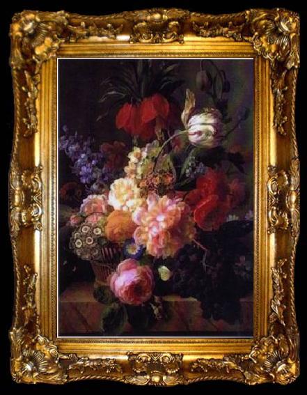 framed  unknow artist Floral, beautiful classical still life of flowers.064, ta009-2